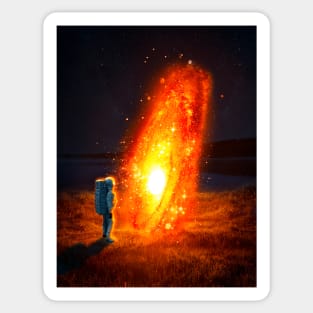 Lava Galaxy Sticker